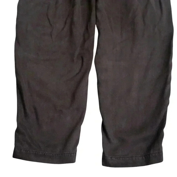 Everlane Sz 6 Black Chino Buttersoft High Rise Tapered Tencel Relax Pant Grunge - Picture 8 of 14